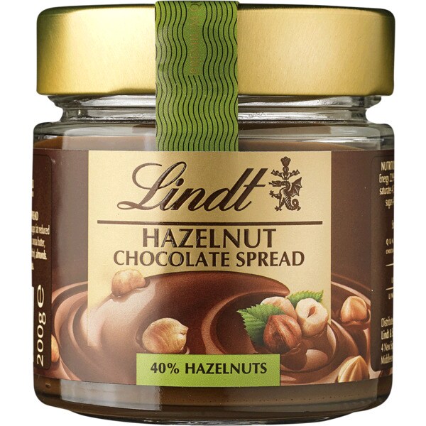 Lindt Creme de Barrar de Avelã 40% frasco 200 g