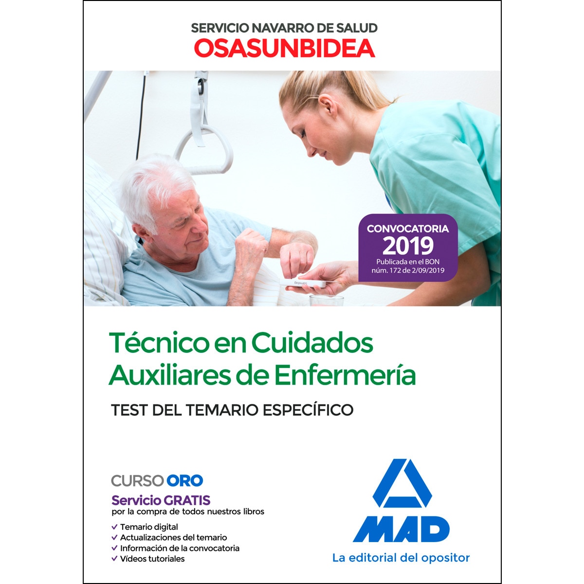 Imagen 0 de Técnico en Cuidados Auxiliares de Enfermería. Servicio Aragonés de Salud. Temario Común y Test  (Tapa blanda)