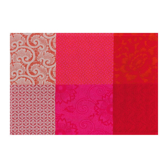 Imagen 0 de Individual resinado Fleurs de Kyoto Le Jacquard Français