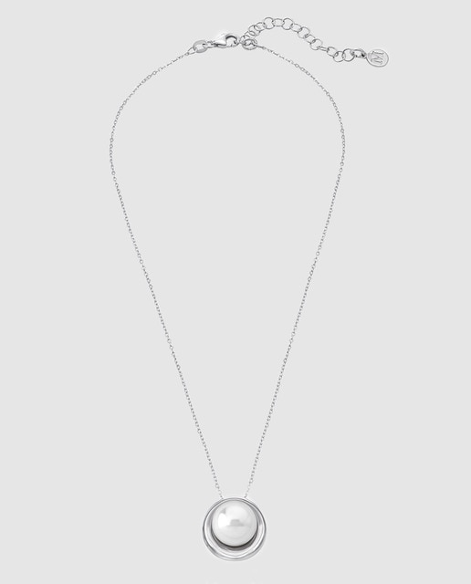 Imagem 0 de Pendente Margot de Prata com Pérola Branca