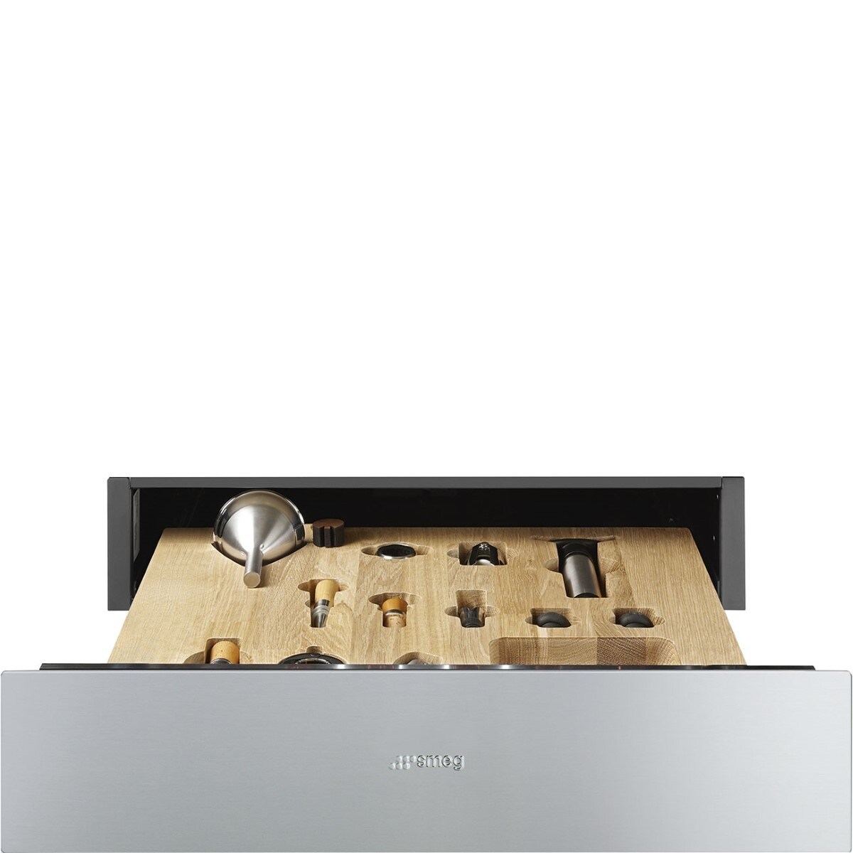 Gaveta de Sommelier Smeg Classica CPS315X - Aço Inox Aço inoxidável-1