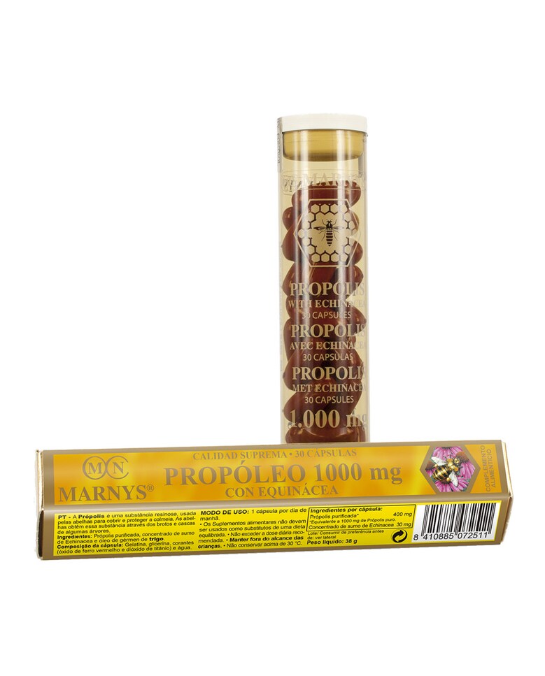 Cápsulas de Propoleo 1000mg y Equinacea Marnys 1