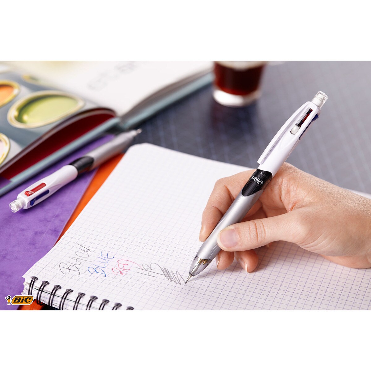 Pack de 1 Bolígrafo 4 Colores Multifunción con Portaminas BIC 6