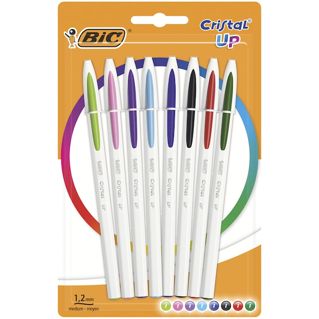 Imagen 0 de Pack de 8 Bolígrafos  Cristal Up Punta Media BIC