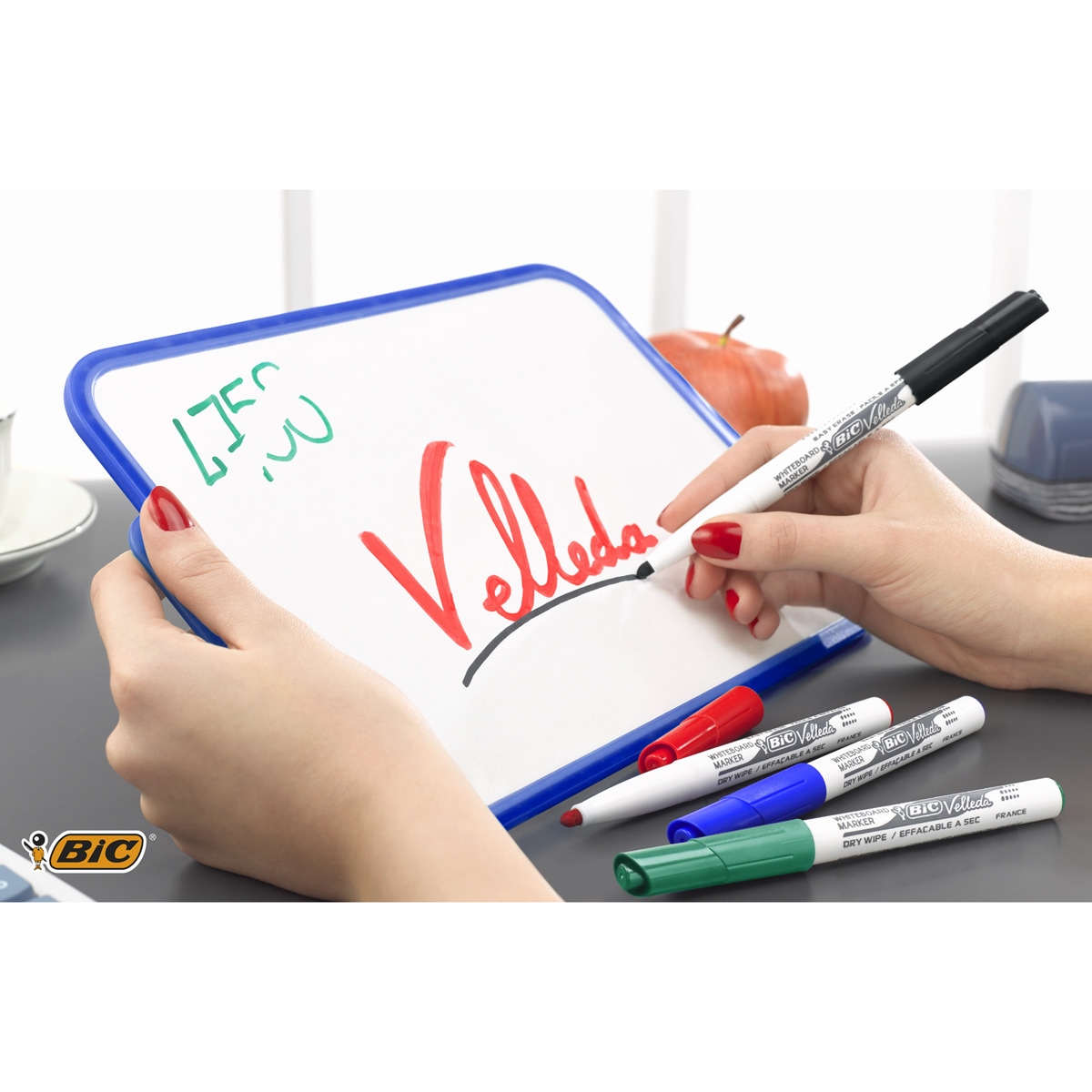 Pack de 1 Marcador Pizarra Blanca Velleda 1741 Punta Media BIC Azul 7