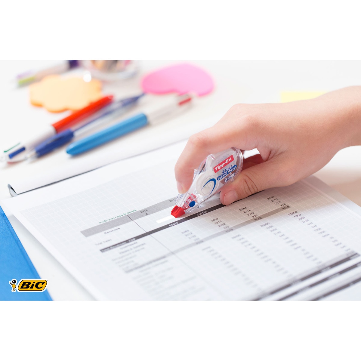 Cinta correctora Tipp-Ex mini pocket mouse BIC Rosa-5
