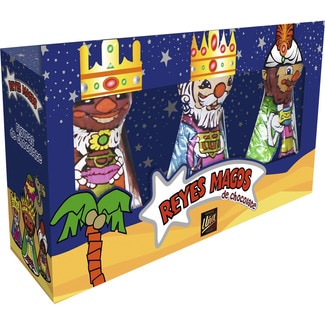 Reyes Magos de chocolate estuche 90 g - Uña
