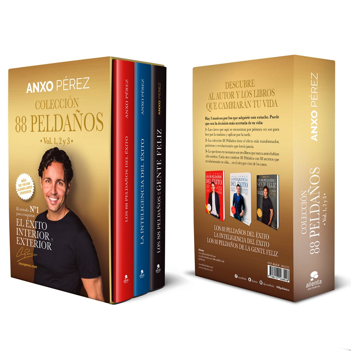 Imagem 0 de Estuche Colección 88 peldaños de Anxo Pérez - vols. 1, 2 y 3 (Capa mole com abas)