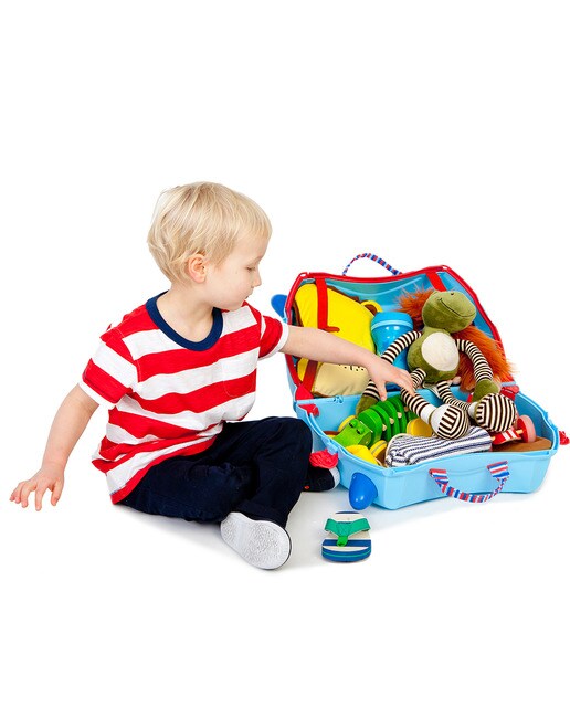 Maleta infantil GEORGE BLUE, rígida azul, con capacidad 18 L · Trunki · El  Corte Inglés