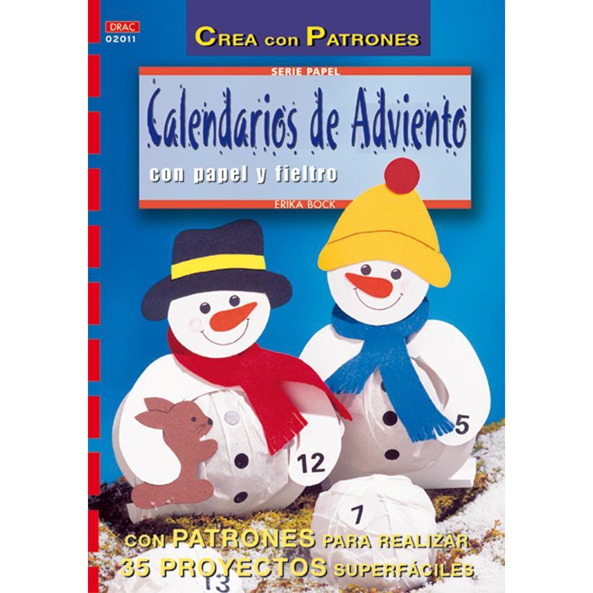 Calendarios De Adviento Con Papel Y Fieltro 1