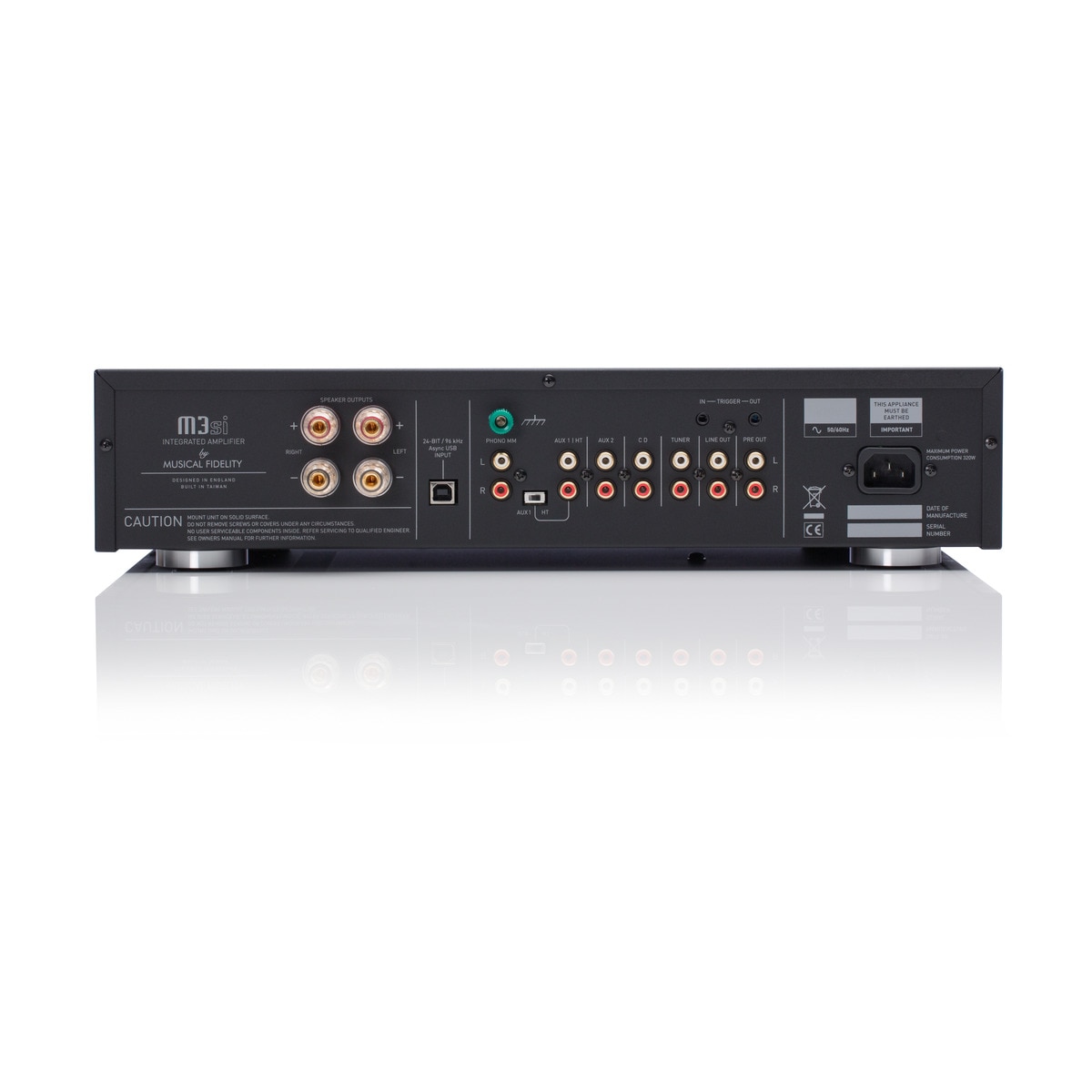 Amplificador integrado Musical Fidelity M3S i BL estéreo Negro-2