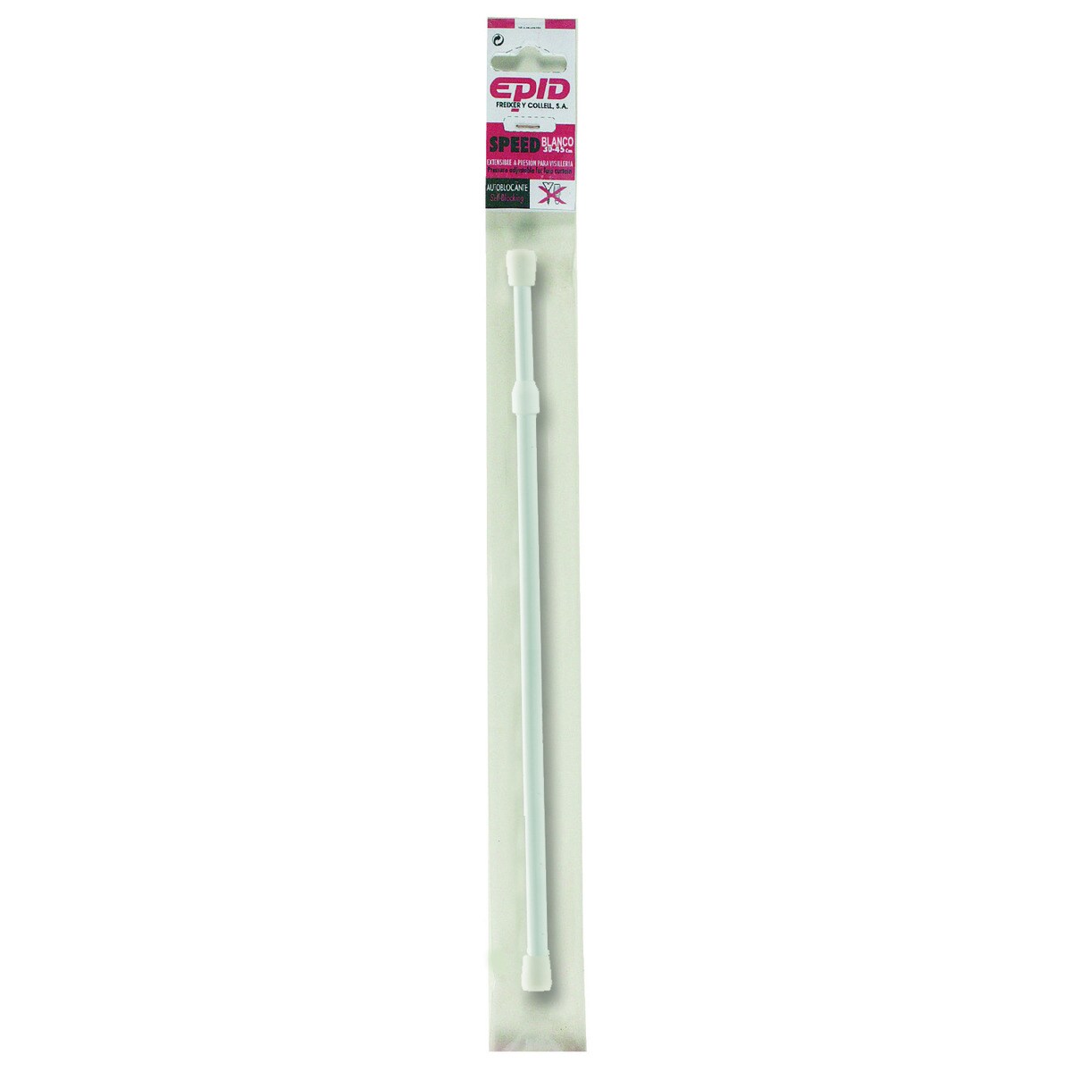 Varilla Extensible a Presión Speed 23 a 30 cm Blanco-2