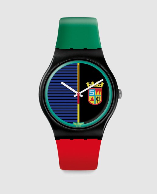 Reloj de hombre Vintage SUOB169 de silicona verde · Swatch · El Corte Inglés