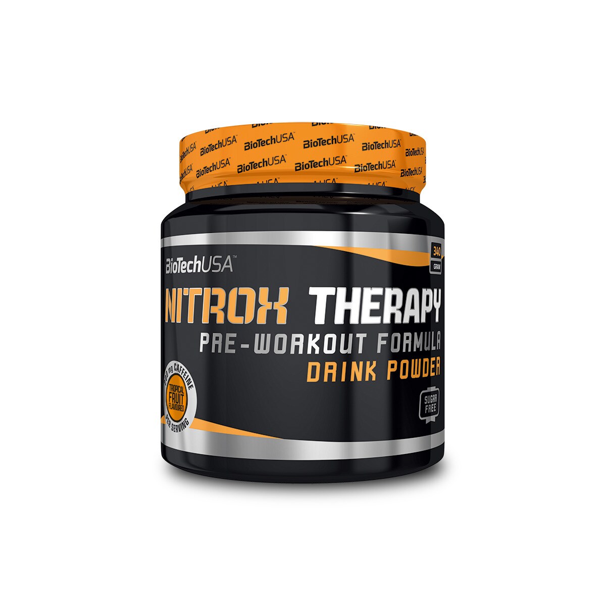 Biotech USA - Nitrox Therapy Pre-entreno Con Creatina, Carbohidratos Y Sin Azúcar, Bote 340 G Biotechusa