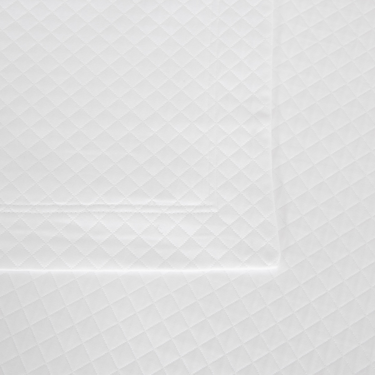 Colcha em piqué de algodão Hotel Melody Branco-4