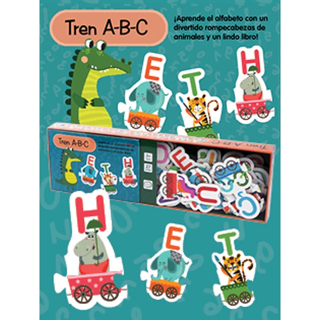 Imagem 0 de Tren abc + un puzzle con 20 piezas