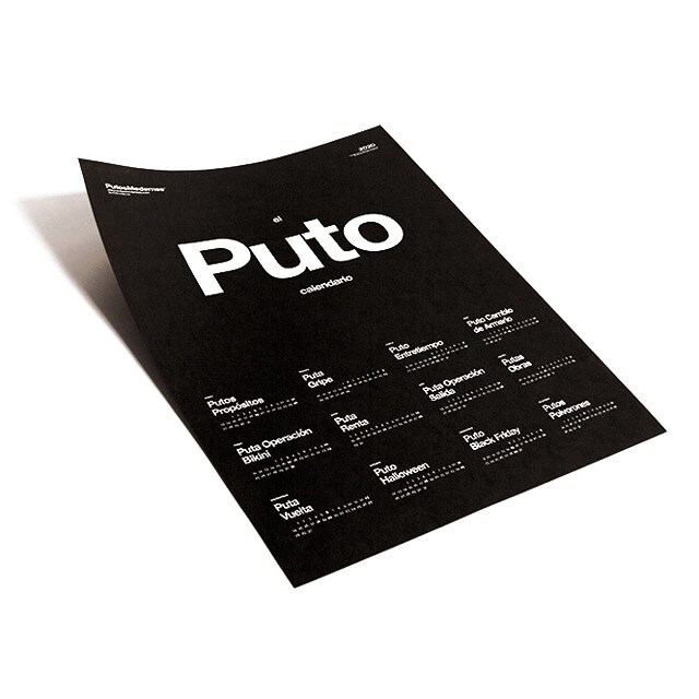 El puto calendario 2020 1