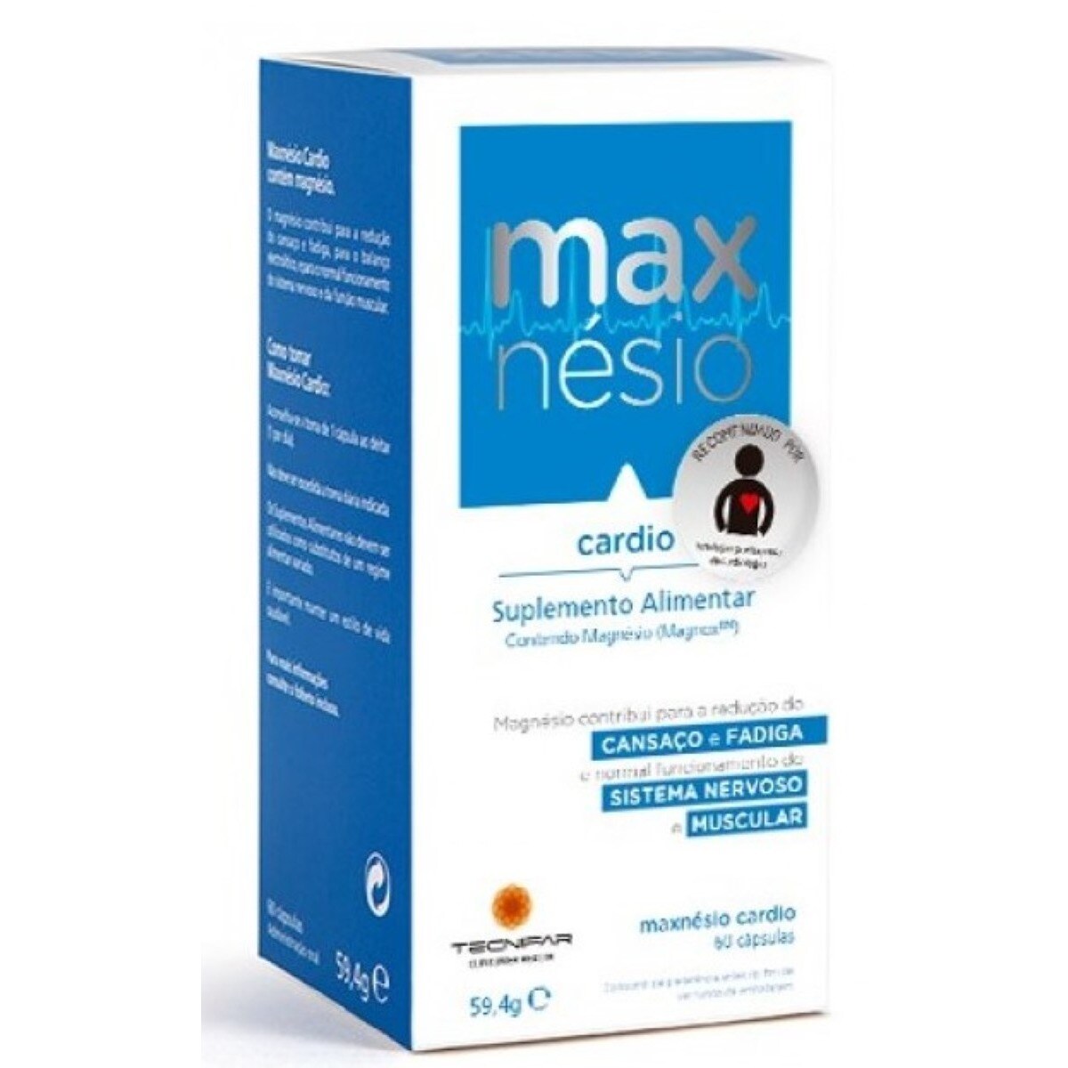 Suplemento Alimentar Maxnésio Cardio - 60 cápsulas 1