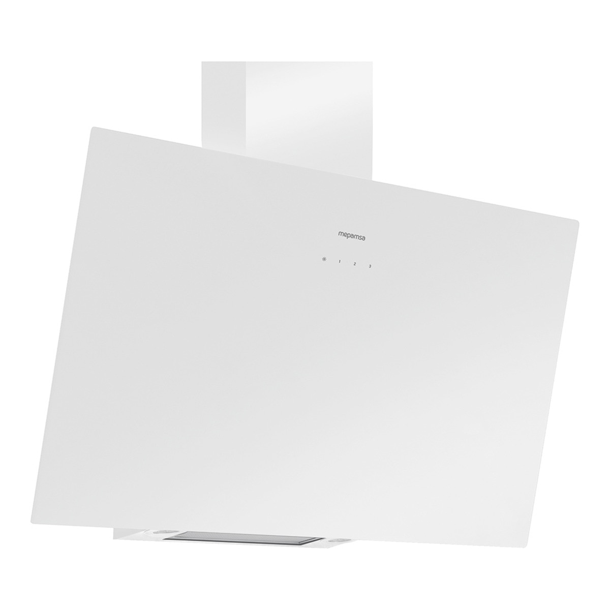 Campana decorativa Mepamsa 3 velocidades - Display Green Power 90 Blanco Cristal blanco-1
