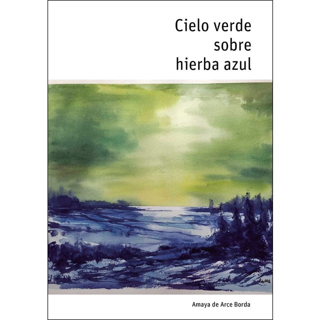 Imagen 0 de Cielo verde sobre hierba azul