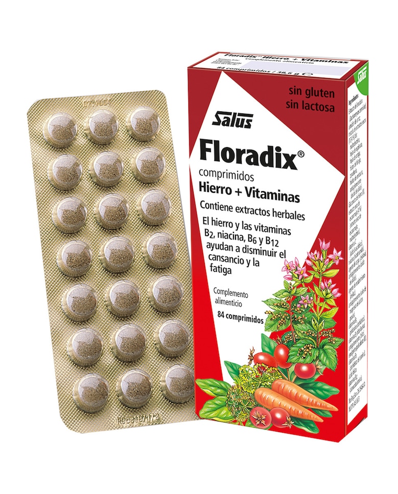 84 Comprimidos de Hierro + Vitaminas Floradix 2