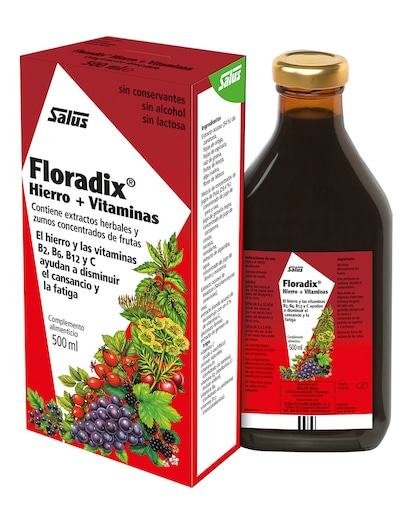 Imagen 0 de Formulación líquida de Hierro + Vitaminas 500 ml Floradix