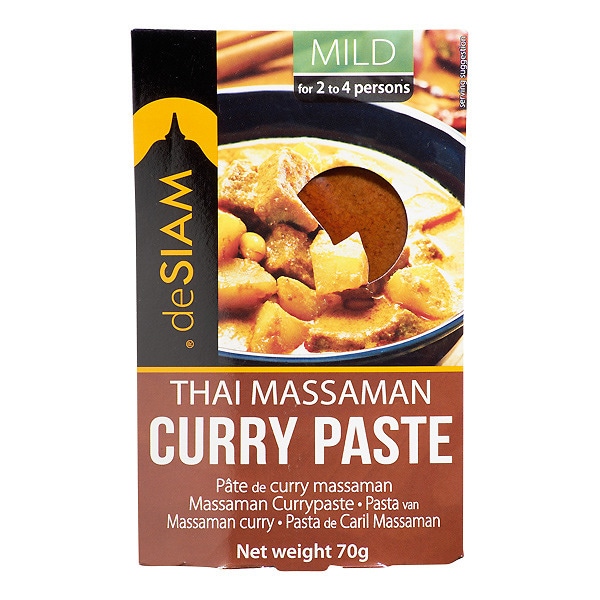 Pasta de Caril Massaman embalagem 70 g
