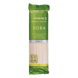 Massa Noodles Soba Biológica embalagem 200 g - Clearspring