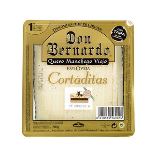 Queijo de Espanha Manchego Velho 100% Ovelha embalagem 200 g - Don Bernardo