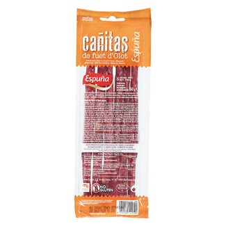 Barritas de Fuet D'Olot sem Glúten embalagem 60 g - Espuña
