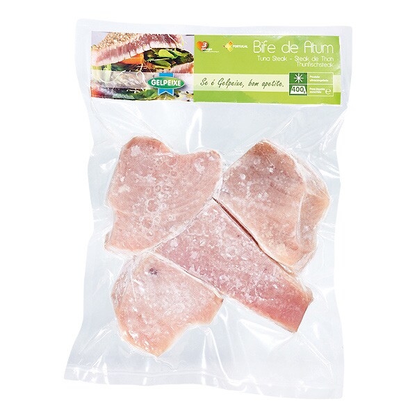 Gelpeixe Bife de Atum embalagem 400 g