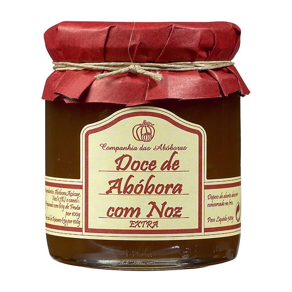 Doce de Abóbora com Noz frasco 300 g