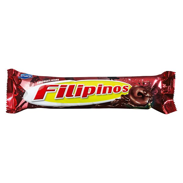 Filipinos Bolachas de Chocolate Preto embalagem 135 g
