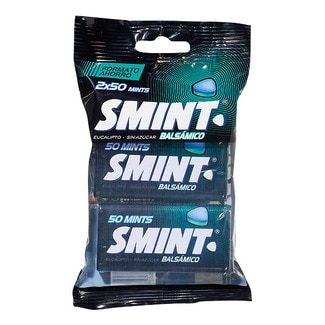 Rebuçados de Eucalipto sem Açúcar Pack 2 embalagem 35 g - Smint Balsámico