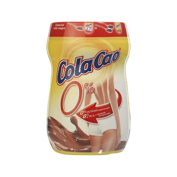Cola Cao 0% Achocolatado embalagem 300 g