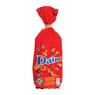 Drageias de Chocolate de Leite com Recheio de Caramelo embalagem 200 g - Daim