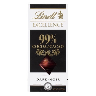 Chocolate Preto 99% de Cacau Excellence embalagem 50 g - Lindt