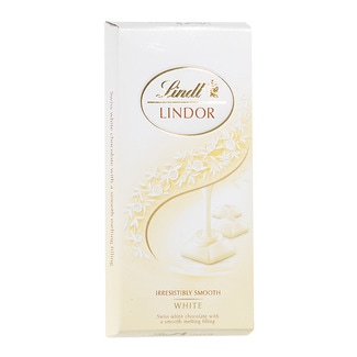 Chocolate Branco Lindor embalagem 100 g - Lindt