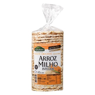 Tortitas de Arroz com Milho Integral embalagem 130 g - Salutem