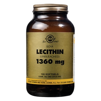 Lecitina 1360 mg frasco 100 unidades - Solgar