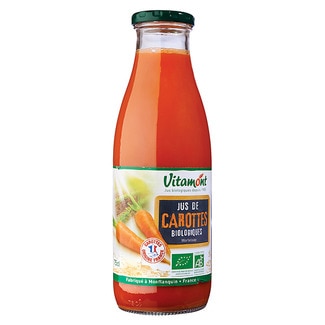 Sumo de Cenoura Biológico garrafa 750 ml - Vitalia