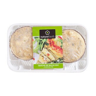 Naturefoods Quiche de Bacalhau embalagem 180 g