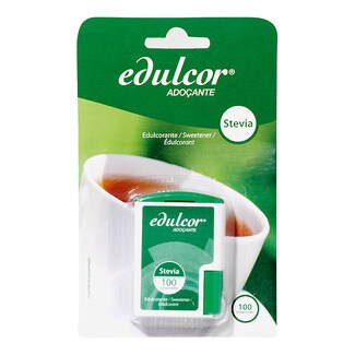 Edulcor Adoçante Stevia Doseador embalagem 100 unidades