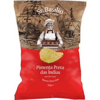 Sr. Basílio Batatas Fritas 4 Pimentas embalagem 135 g
