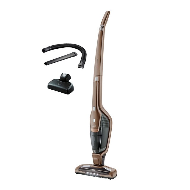 Aspiradora de escoba AEG - Aspirador Escoba CX7-2-B360 Con Cepillo Motorizado Y Batería De Litio De 18 V HD Bronce