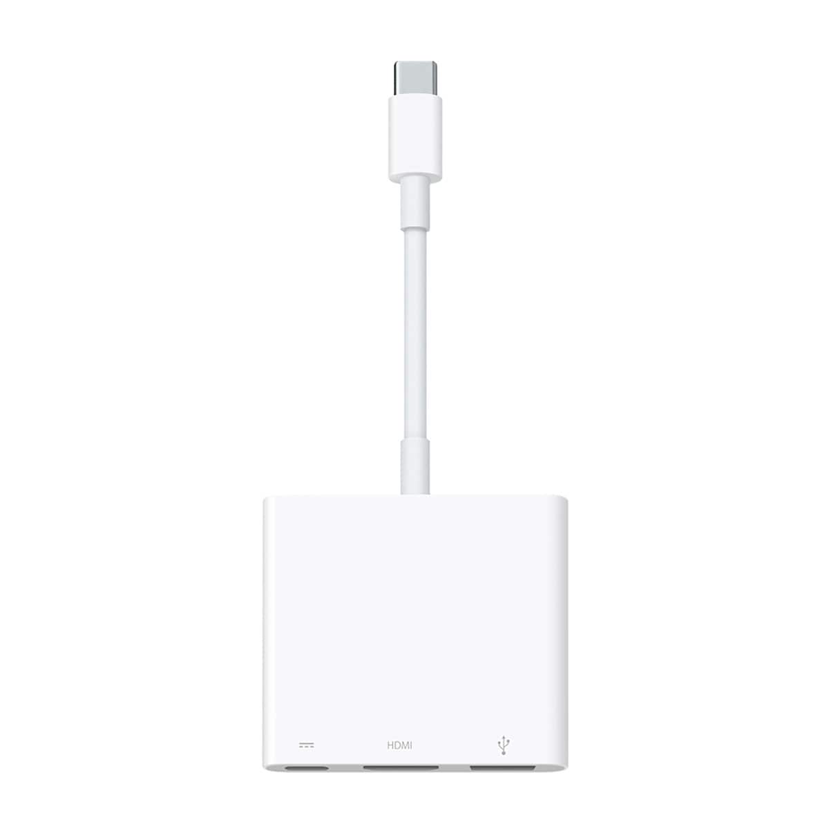Adaptador Apple multipuerto de USB-C a AV digital Blanco-1