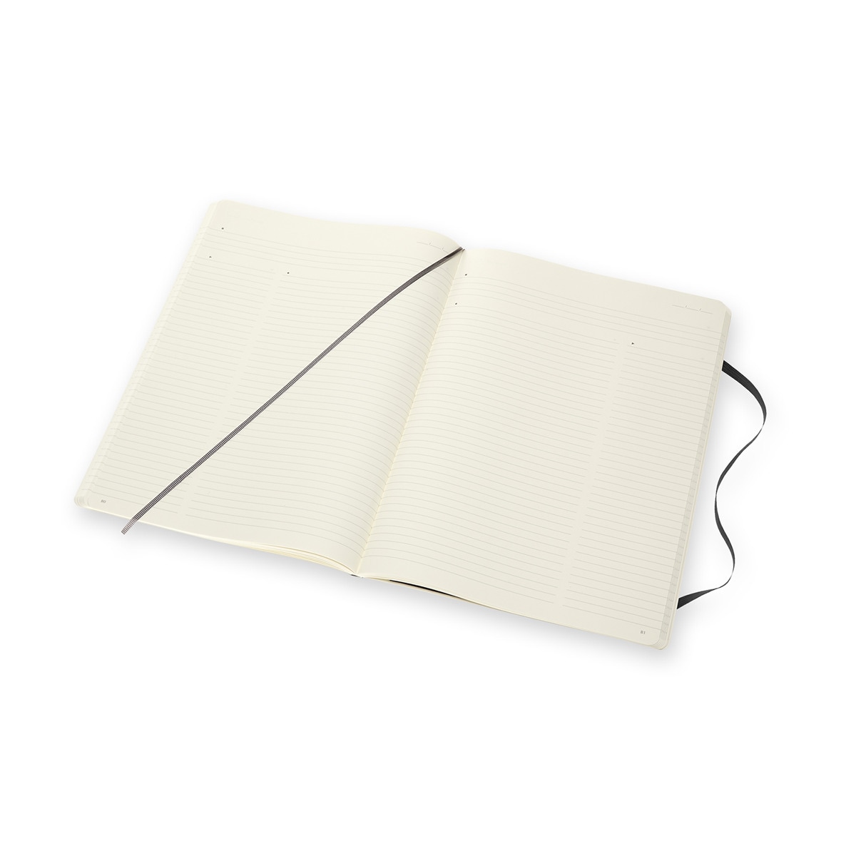 Caderno Profissional A4 Capa Mole - Preto Preto-2