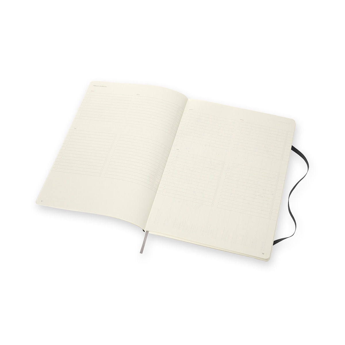Caderno Profissional A4 Capa Mole - Preto Preto-4