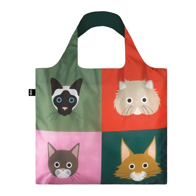 Imagem 0 de Saco de Compras Dobrável Stephen Cheetham Cats