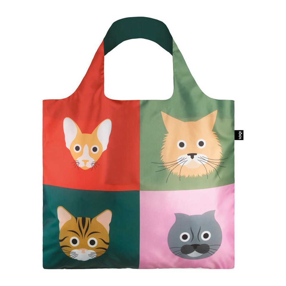 Saco de Compras Dobrável Stephen Cheetham Cats Multicolor-2